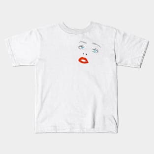 Who Is She (pocket) Kids T-Shirt